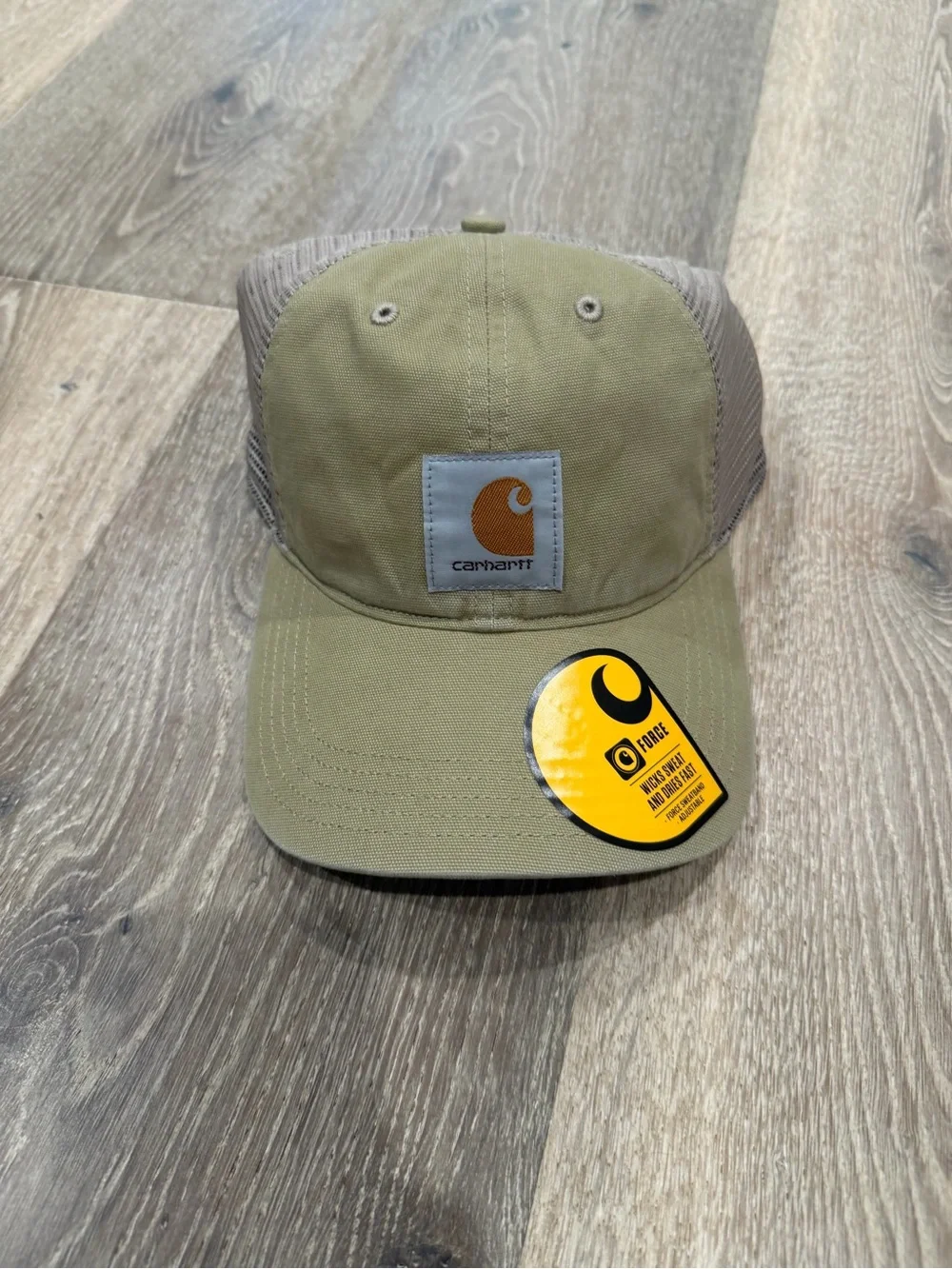 Carhartt Two-Tone Olive and Khaki Mesh Back Cap